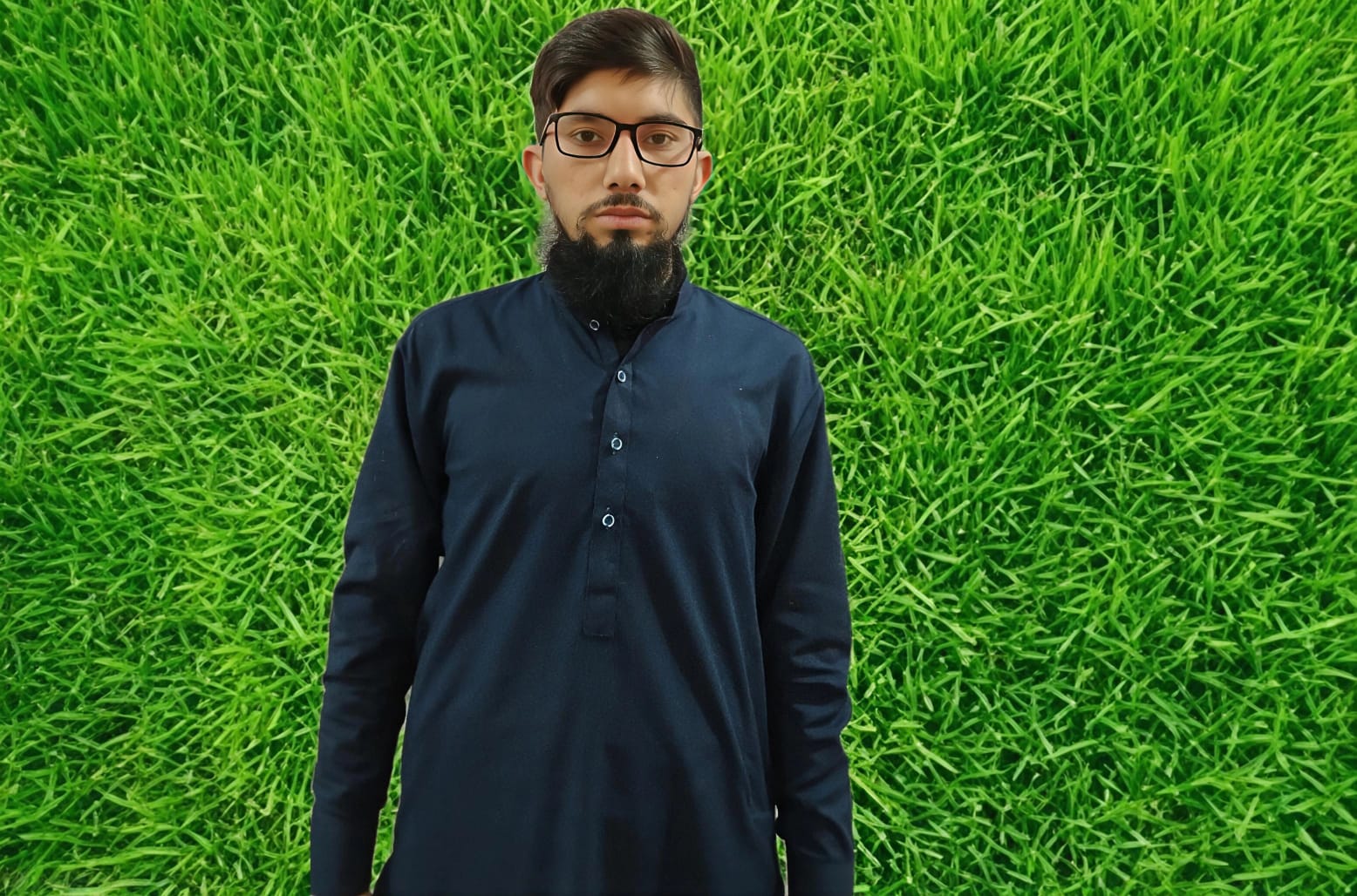 Portrait of Muhammad Awais Raza Attari, Head Farmer